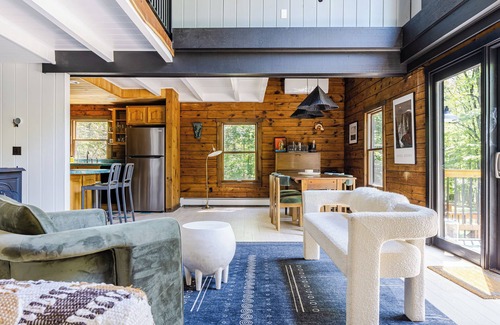 New Paltz House | Pool+Hot Tub, Firepit | Near Hikes, Shops, Dining | Cragswood Lodge by AvantStay