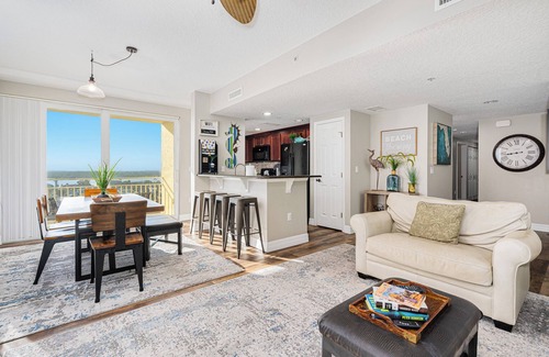 Daytona Beach Condo | Pool Open! Opus Condo-Ocean/River View #1001