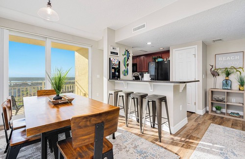 Daytona Beach Condo | Pool Open! Opus Condo-Ocean/River View #1001