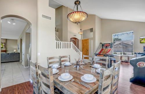 Tatum Ridge House | Pool, Putting Green, Arcade, Cornhole, Great Location at Phoenix Desert Ridge Retreat!