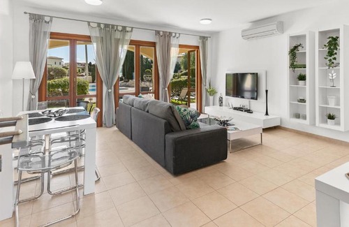 Aphrodite Hills Apartment | Pool side ground floor apartment BF02 - Theseus Village, Aphrodite Hills Resort