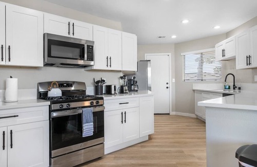 Townsite House | Pool, Spa, and Arcade at 4BR Elegant Vegas Home