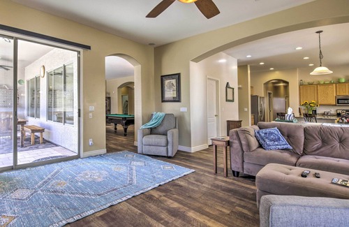 Cortina House | Pool Table, Yard & Grill: Luxe Queen Creek Escape