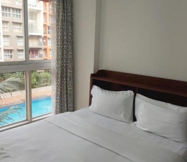 Chicalim Apartment | Pool view 1 BHK 10 min from beach