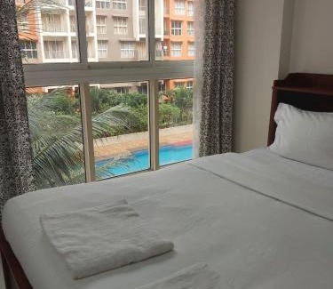 Chicalim Apartment | Pool view 1 BHK 10 min from beach
