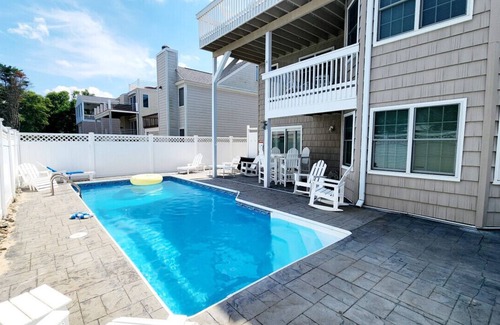 Croatan Beach House | Pool, Walk to beach, Pool Table, Grills, Elevator