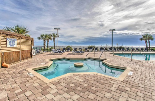 Myrtle Beach Apartment | Pools & Spas: Beachfront Studio at Landmark Resort