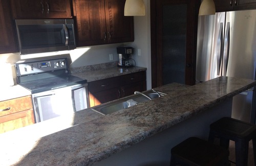 Arnolds Park Cabin | Poolside Cabin 178 at Bridges Bay Resort on East Okoboji Lake