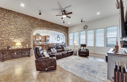 Queen Creek House | Poolside Relaxation Queen Creek Oasis with Fire Pit