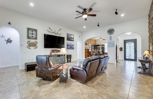 Queen Creek House | Poolside Relaxation Queen Creek Oasis with Fire Pit