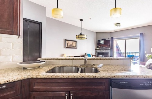 Canmore Condo | "Poolside Retreat" at Grande Rockies Resort