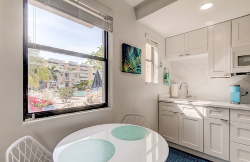 St. Pete Beach Condo | Poolside Updated Studio Across from the Beach!