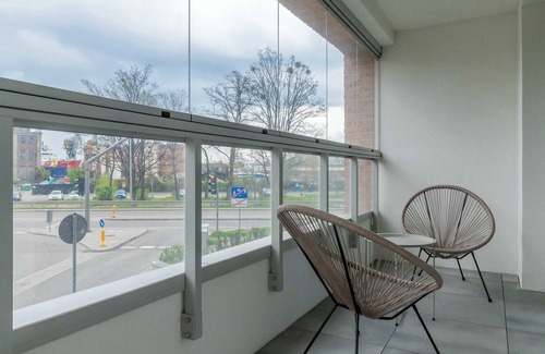 Mlyniska Apartment | Popiełuszki 2 | Elegant Studio | Balcony