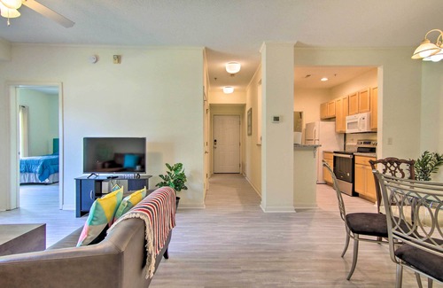 Villages of Five Points Condo | Porch & Community Perks: Walkable Lewes Condo