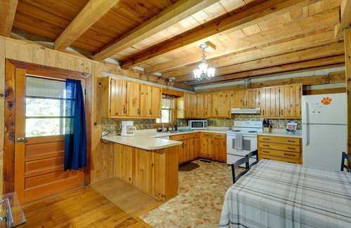 Greene County Cabin | Porch & Fire Pit: Family-Friendly Afton Cabin!