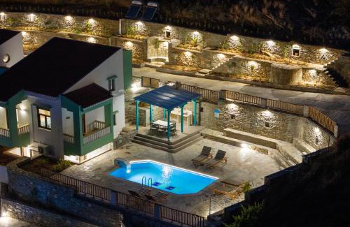 Agia Pelagia Villa | POSEIDON Villas Agia Pelagia-Private swimming pool and sea view