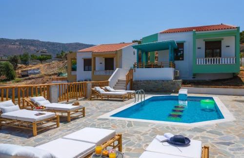 Agia Pelagia Villa | POSEIDON Villas Agia Pelagia-Private swimming pool and sea view