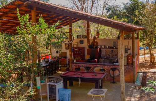 Pirenopolis House | Pousada Terra do Sossego - Rio na Propriedade - Piscina de Água Mineral- Lazer - Artes - Pomar - Trilhas Cozinha Rual e Muito Mais