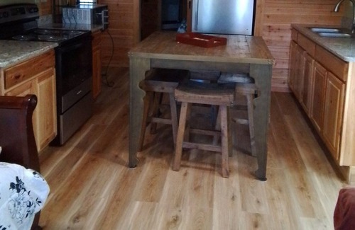 Grove Cabin | Prairie Springs cabin, quiet country setting, but close to everything!