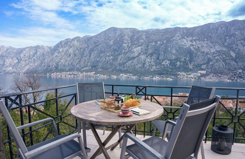 Prcanj Apartment | Prcanj hill apt with sea view terrace