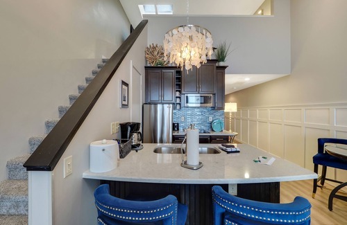 Charlevoix Condo | Premier 2BR Edgewater Stay | Downtown Charlevoix | Pool, Hot Tub, Sauna