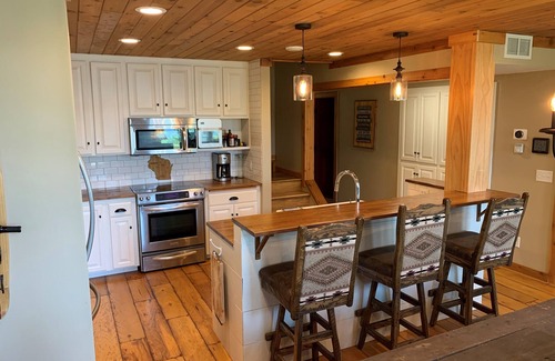 Balsam Lake Cabin | Premier cabin on beautiful Balsam Lake, WI, large loft and amazing sunset views!