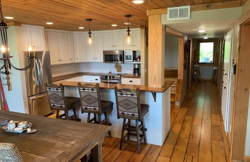 Balsam Lake Cabin | Premier cabin on beautiful Balsam Lake, WI, large loft and amazing sunset views!