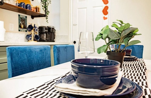 Arts District Apartment | Premier Vegas Suite: Strip View, Workspace & Games