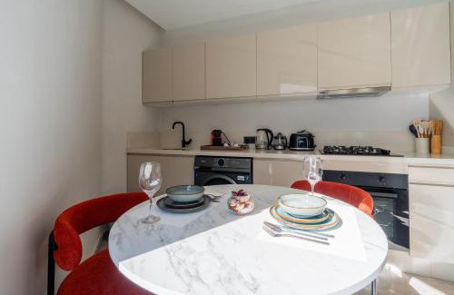 Casablanca Apartment | Premium 1BR with Terrace and Parking - Les Princesses - Casablanca