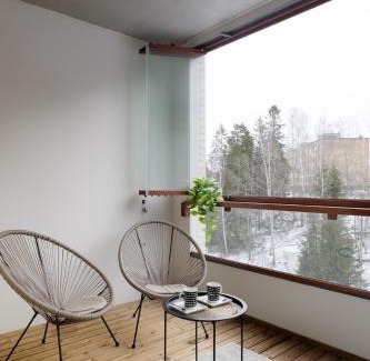 Lantinen District Apartment | Premium Nordic Design Studio in Central Location