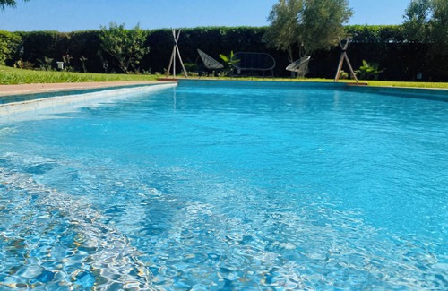 Agdal House | Prestige Serenity private double room with garden and pool overlooking the Atlas mountains!