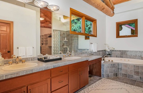 Fall City House | Preston Estate | Mountain-view house in Preston with heated pool & fireplaces
