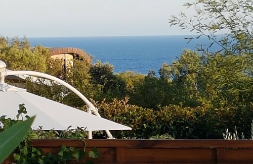 Theoule-sur-Mer Villa | Pretty house with garden, sea view, in residence with swimming pool