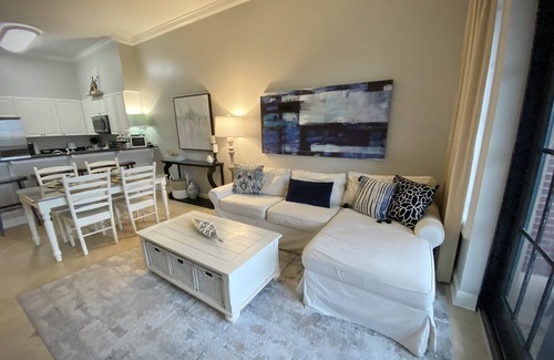 Seacrest Beach Condo | PRICE REDUCED! Luxury 30A Condo, Top Floor, Balcony, Pool, Steps 2 Rosemary.
