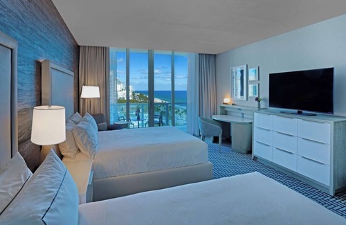 Central Beach Hotel | Prime Beachfront Escape: Ocean View Balcony, Sparkling Pool, Near All Sights