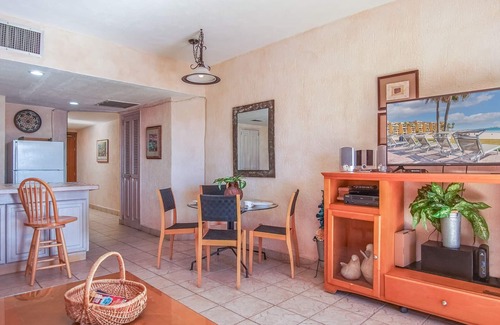 Sandy Beach Condo | Princesa Resort D-304 Empty Nest Nice Ocean View Condo