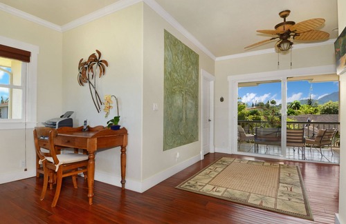 Princeville House | Princeville Beaches AC Lux Home 4BR 3.5Ba at Queen's Bath + Mountain Viewsn