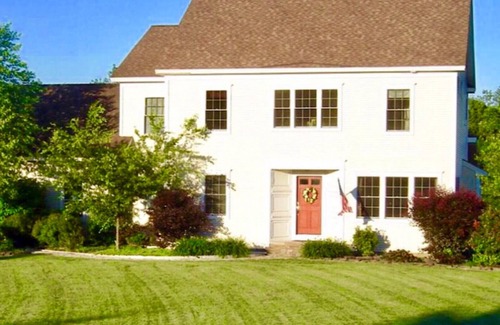 Saratoga Springs House | Privacy and greenery less than 3 miles from Saratoga Race Track and SPAC!