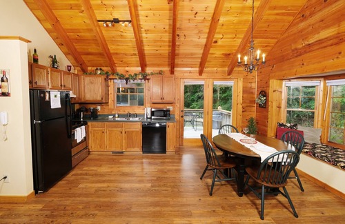 Sevierville Cabin | Private 1 Bedroom Honeymoon Cabin, Back Yard with Hot Tub on a Gazebo!