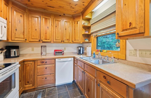 Cranberry Falls Cabin | Private 2 Bd 2 Ba Cabin Views, Hot Tub, Near Parkway, King Master