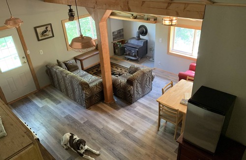 Pincher Creek Cabin | Private 500 acre ranch riverside cabin and fishing Oldman River. Family and pets