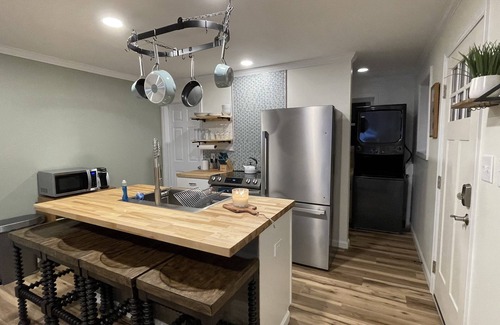 Greensboro House | Private Apartment with private deck to include seating and grill!