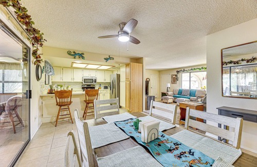 Fountain of the Sun House | Private Backyard: Sunny Mesa Home w/Pool Access