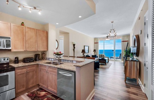 Panama City Beach Condo | Private balcony, Resort Amenities, 22nd Floor Panoramic Views