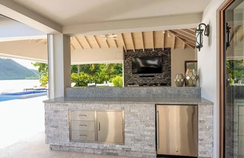 Jolly Harbour House | Private beachfront home w/4-bd, stunning sunset views, and perfect for family!