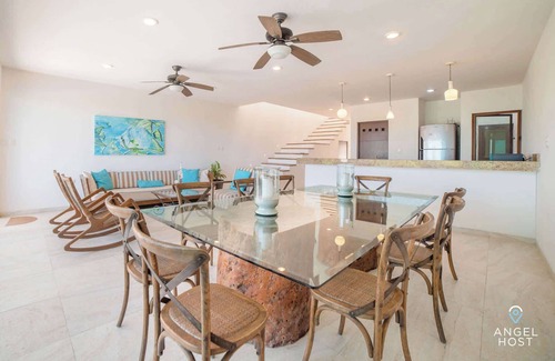Progreso Municipality House | Private Beach Escape with Pool & Ocean Views