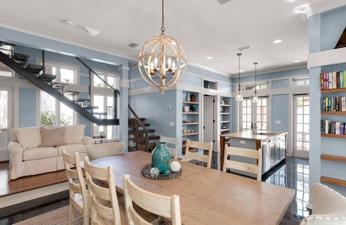 Rosemary Beach House | PRIVATE BEACH/POOLACCESS- Coastal Chic-Outdoor Courtyard-4 Bikes Included