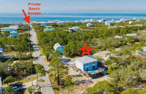 Surf Side Shores House | Private Beach-Private Pool-Easy walk to the Beach