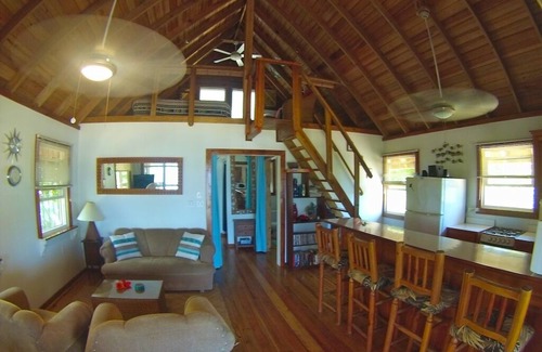 Antoneys Cay House | Private, beachfront house on 2.5 acres with fruit trees, owners nextdoor to help