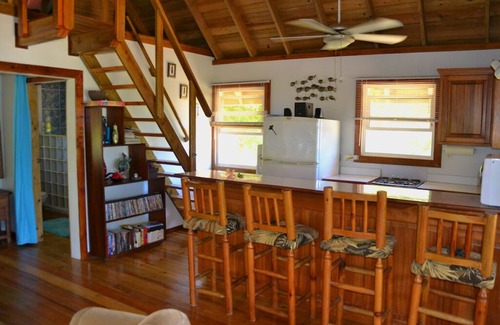 Antoneys Cay House | Private, beachfront house on 2.5 acres with fruit trees, owners nextdoor to help